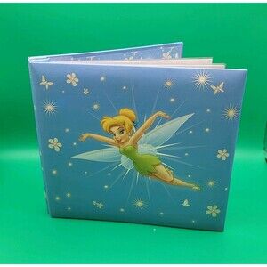 SandyLion Disney Tinkerbell Scrapbook Photo Album 8x8 Clear Pages Top Load